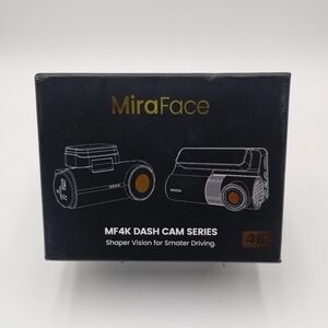 Miraface MF4K Dash Camera for Front and Rear With GPS  Open Box